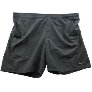 Nike Mens Swim Shorts Size 44W Black Lightweight Activewear Classic Pull On
